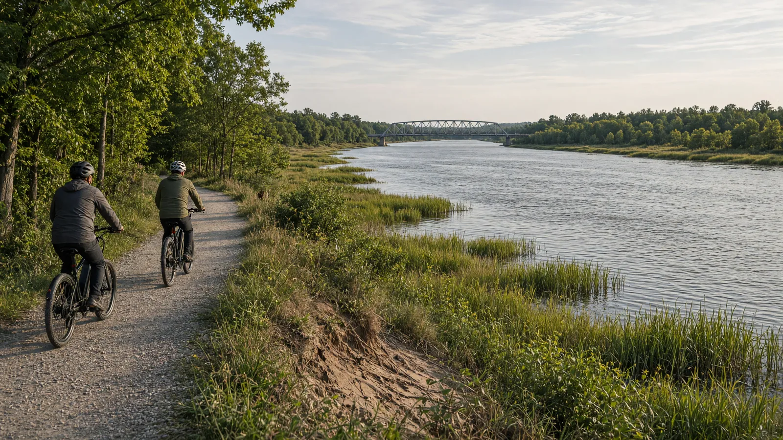 Landscape scene in Saginaw County, Michigan