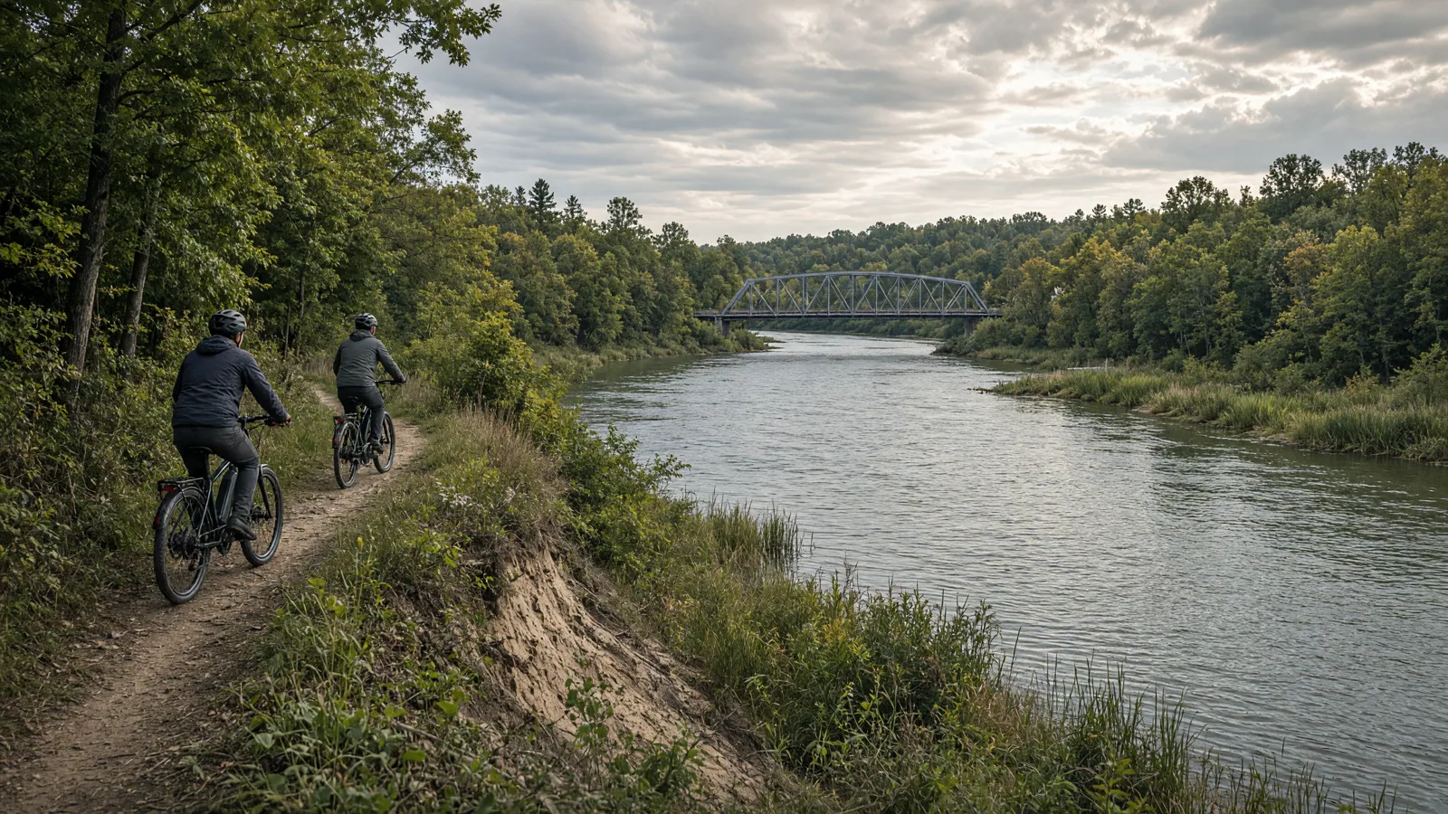 Landscape scene in Shiawassee County, Michigan