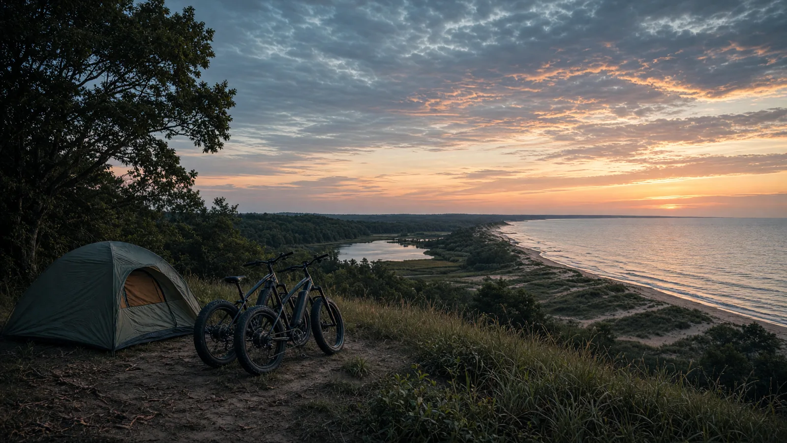 Landscape scene in Tuscola County, Michigan