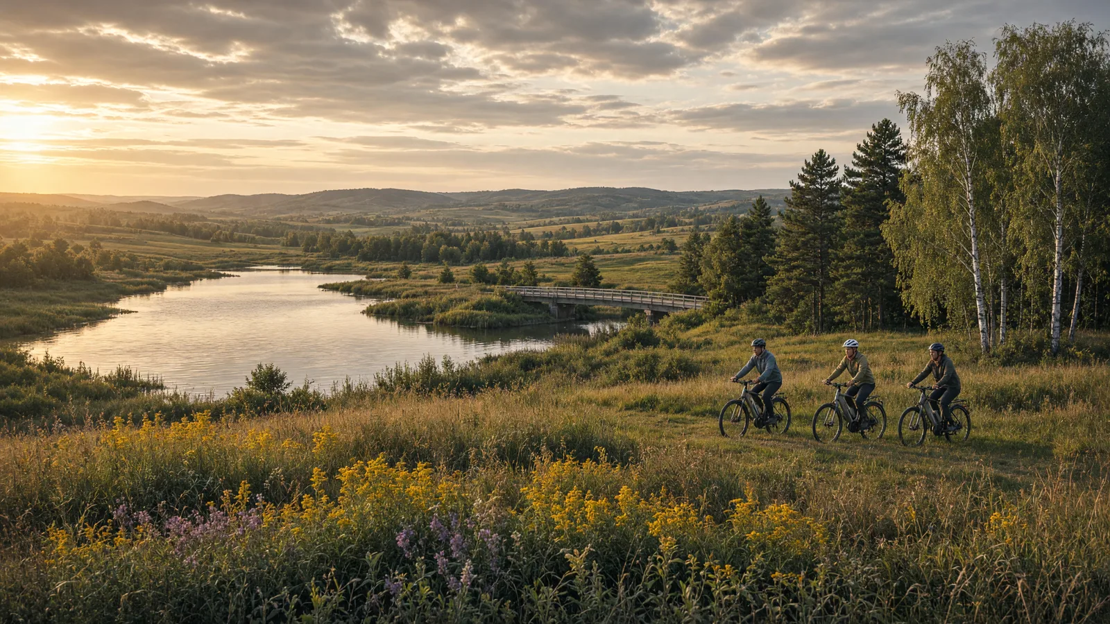 Landscape scene in Sibley County, Minnesota