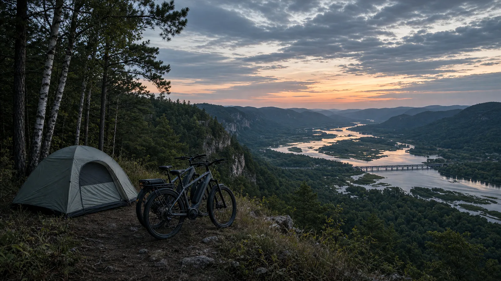 Landscape scene in Winona County, Minnesota