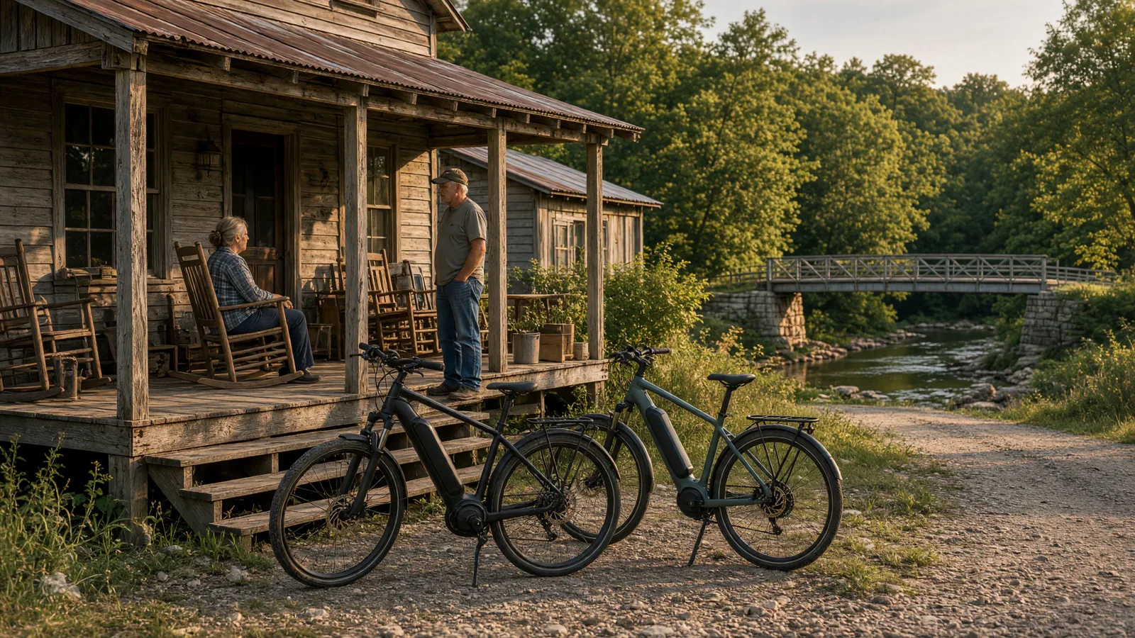 Scene in Crawford County, Missouri — country store