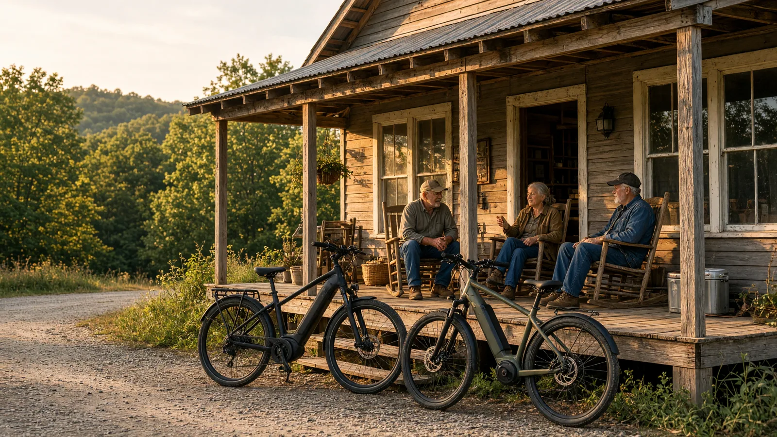 Scene in Franklin County, Missouri — country store