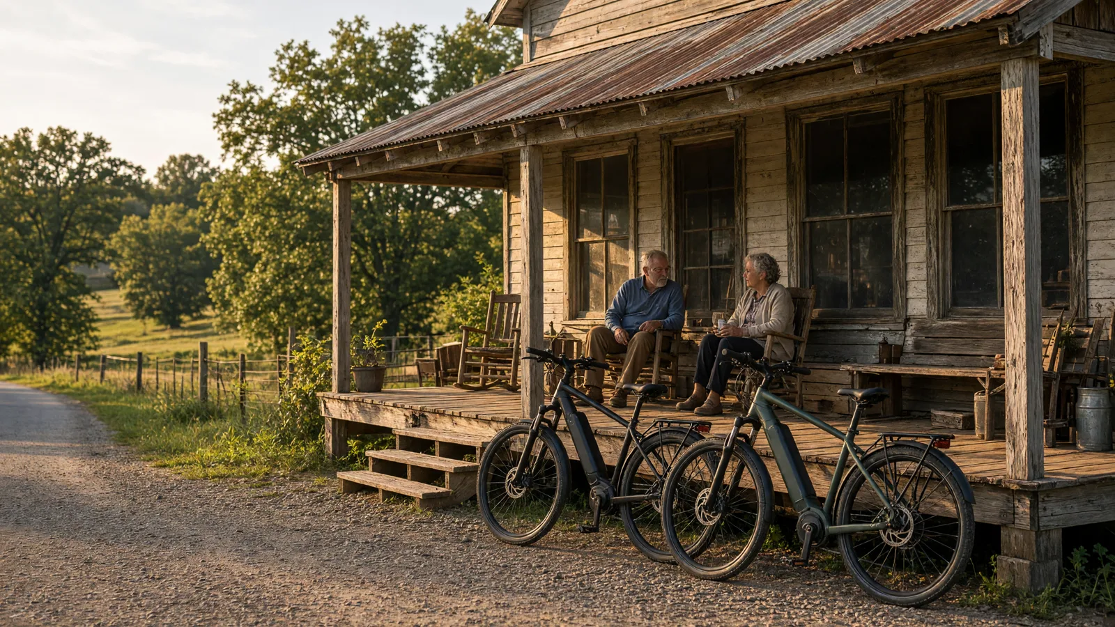Scene in Jasper County, Missouri — country store