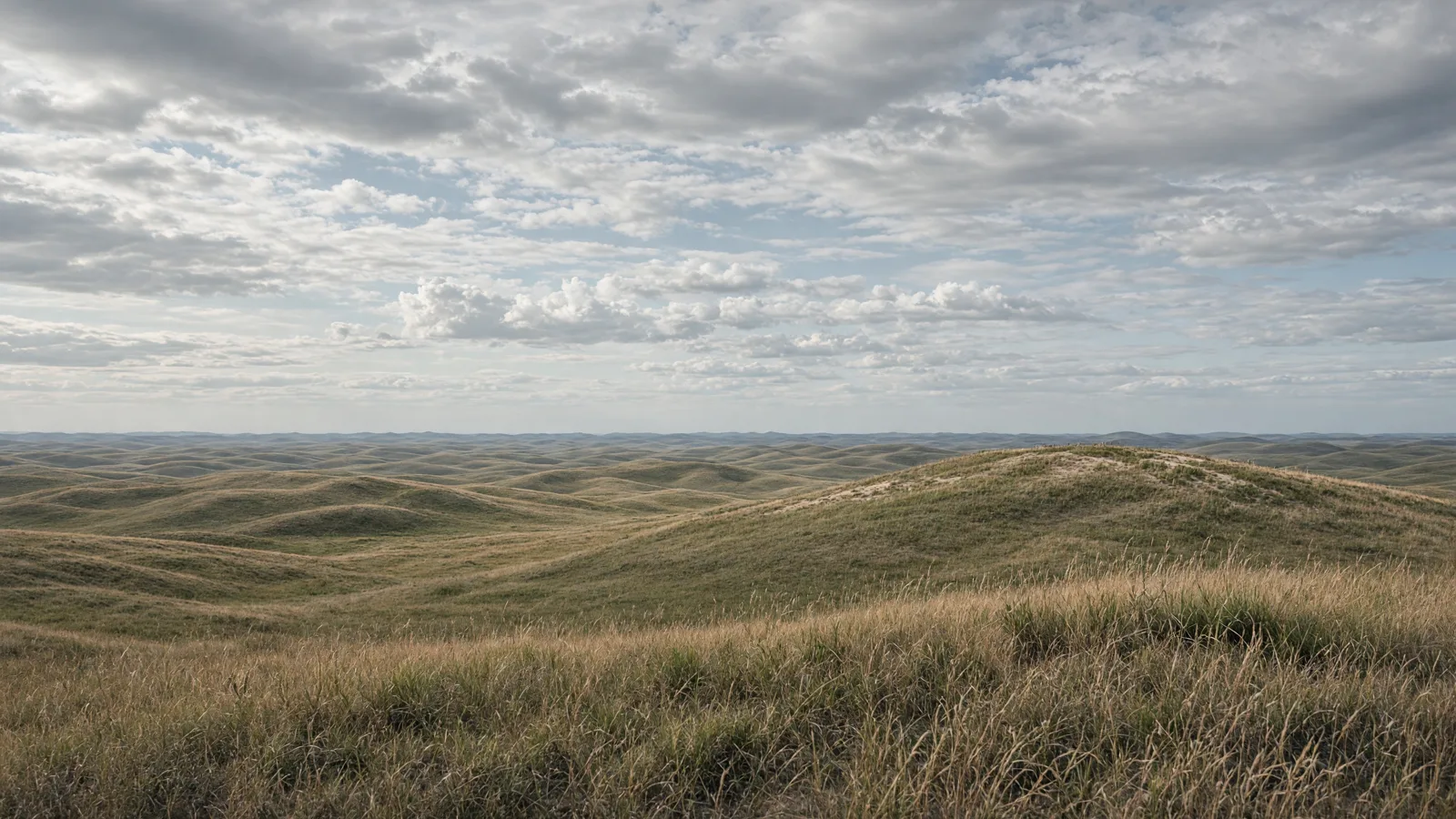 Sandhills prairie dunes under a big Nebraska sky