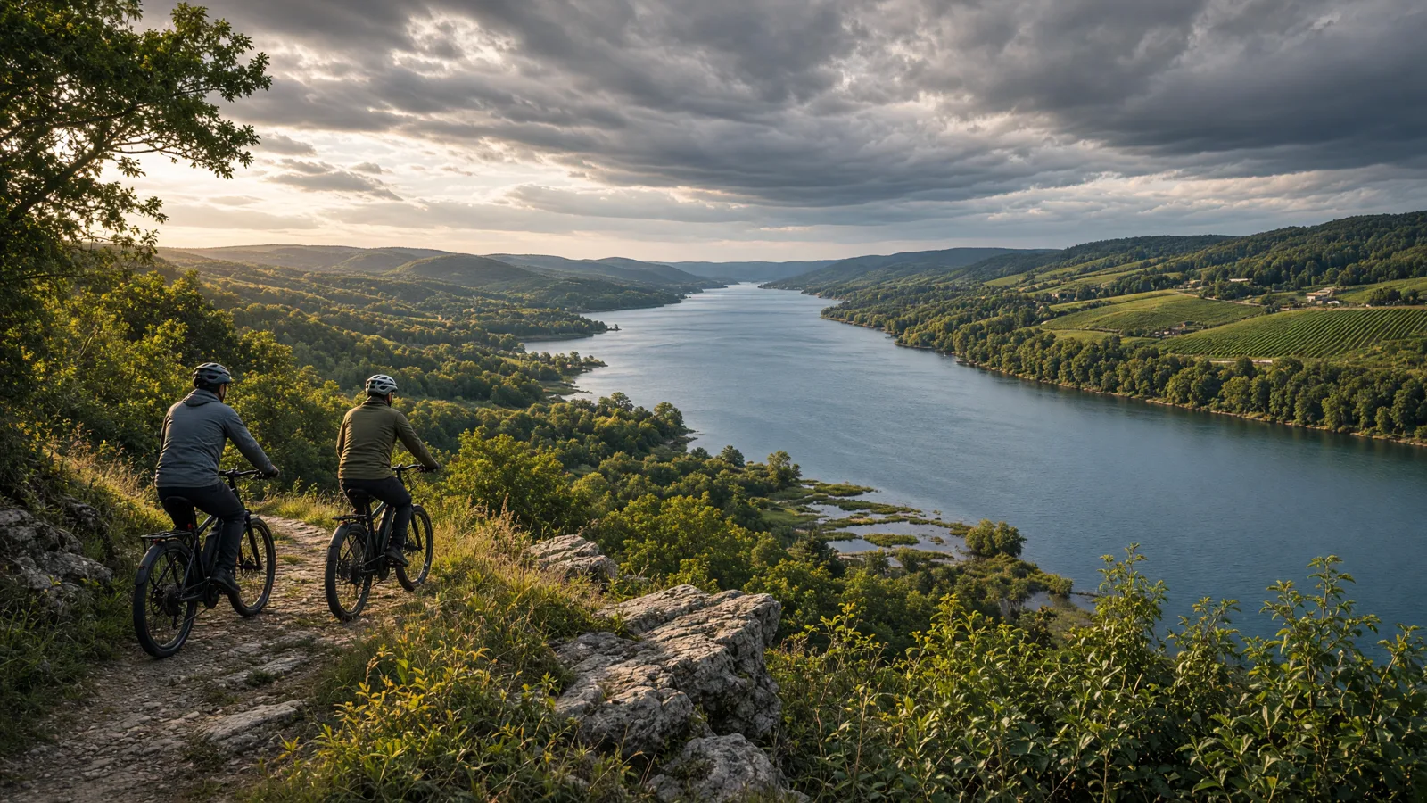 Landscape scene in Cayuga County, New York