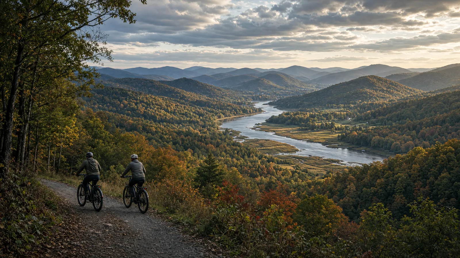 Landscape scene in Dutchess County, New York