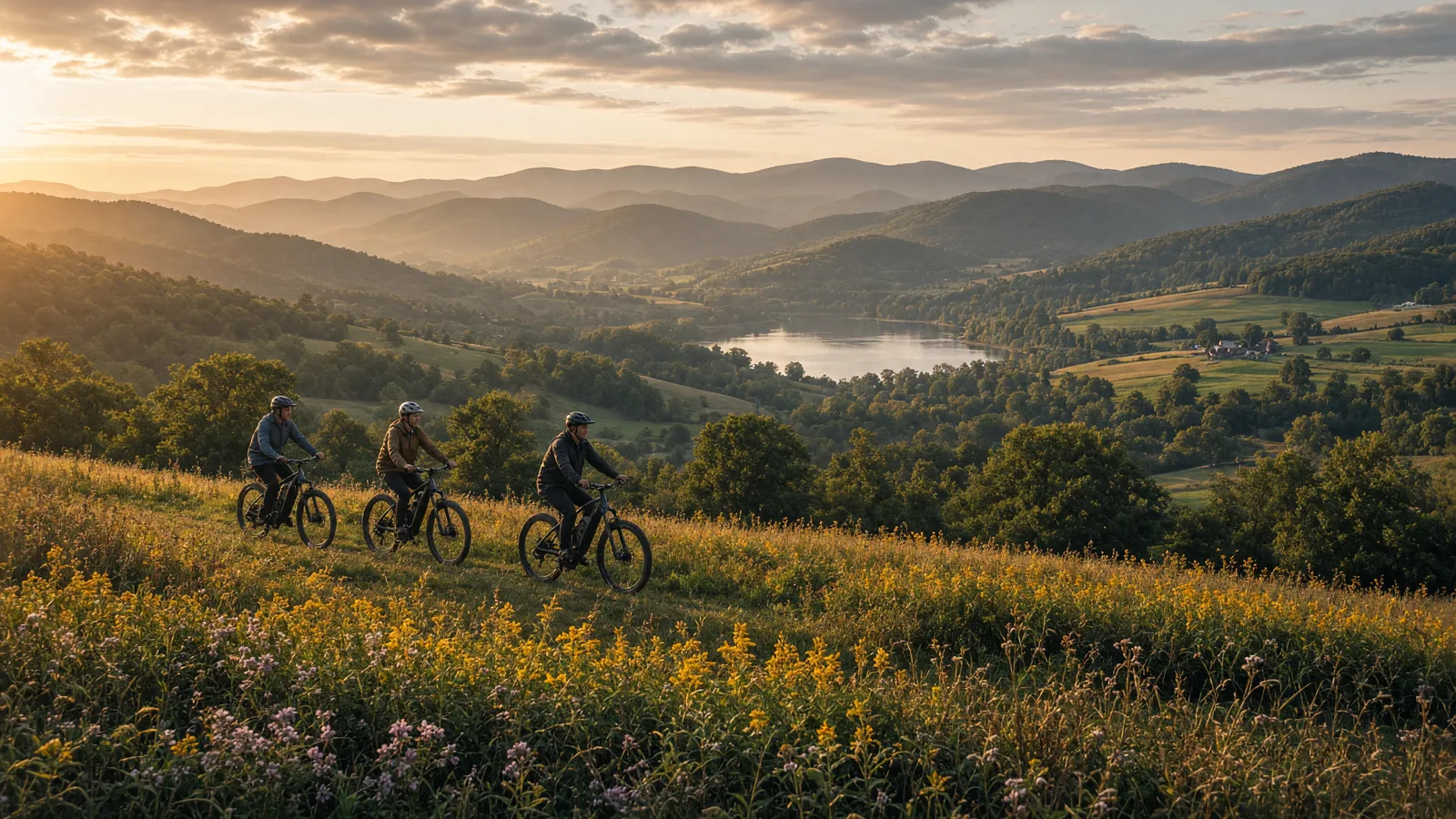Landscape scene in Otsego County, New York