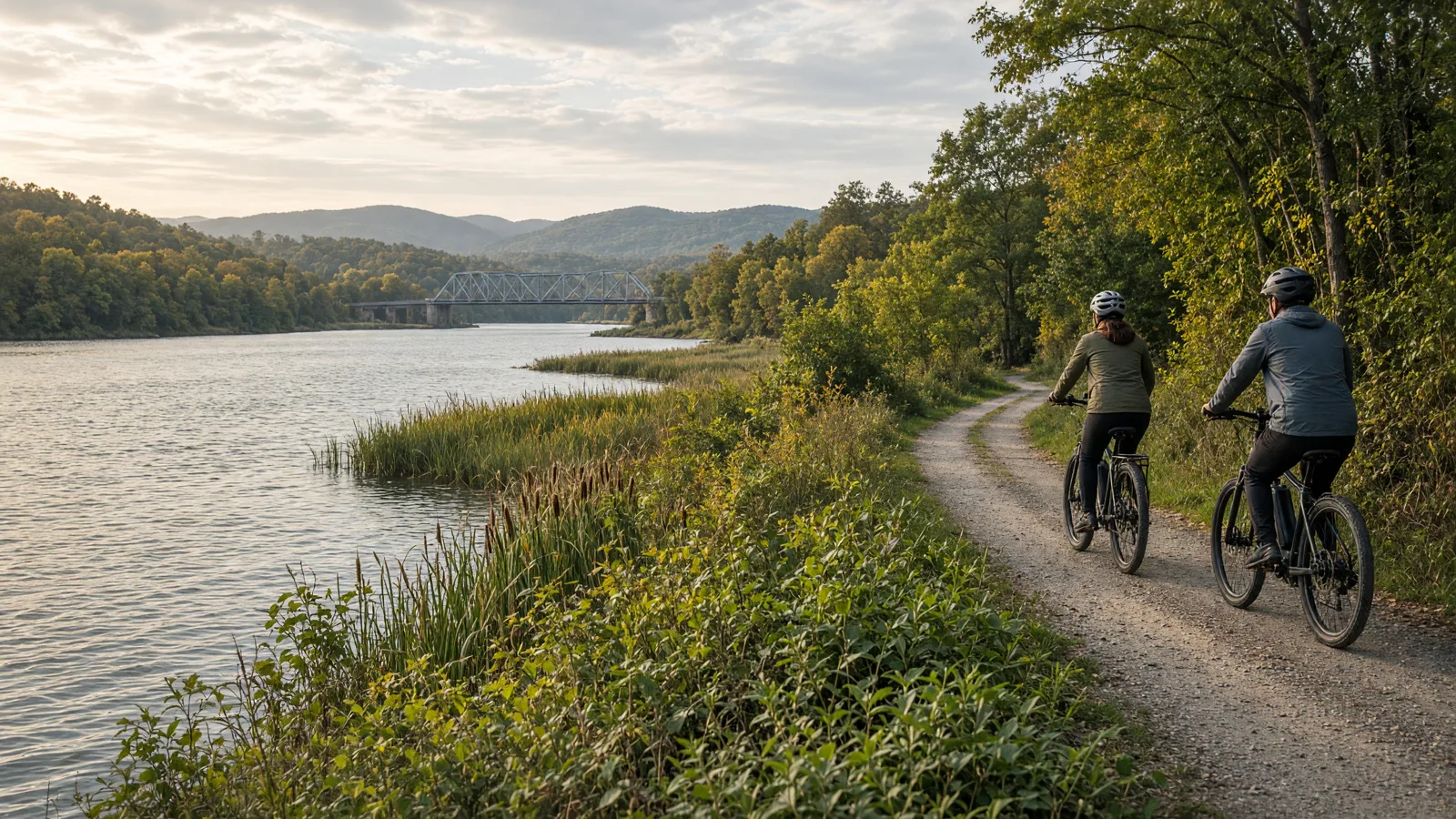 Landscape scene in Saratoga County, New York
