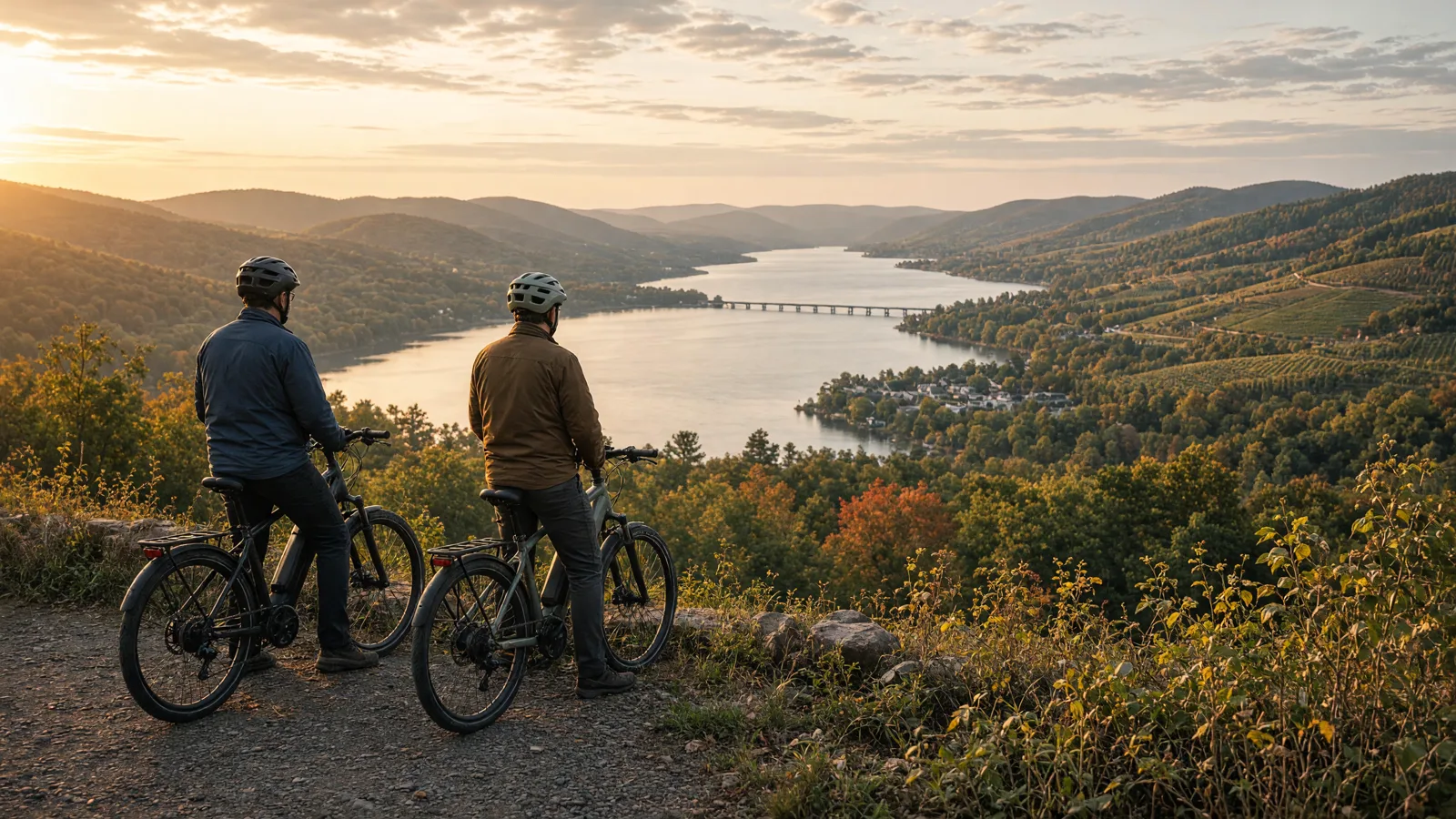 Landscape scene in Steuben County, New York