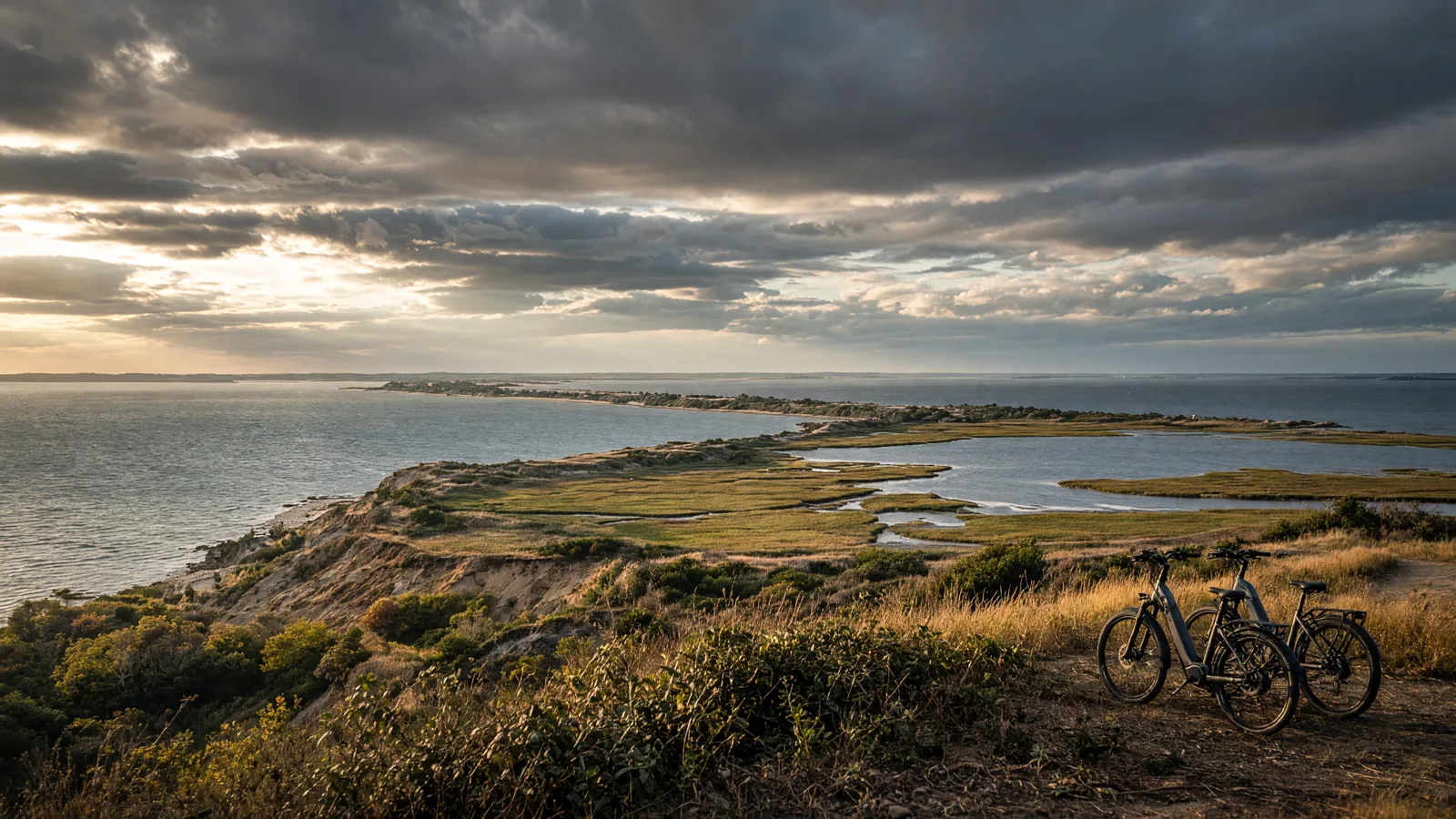 Landscape scene in Suffolk County, New York