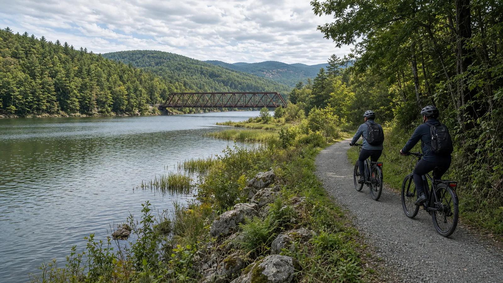 Landscape scene in Sullivan County, New York