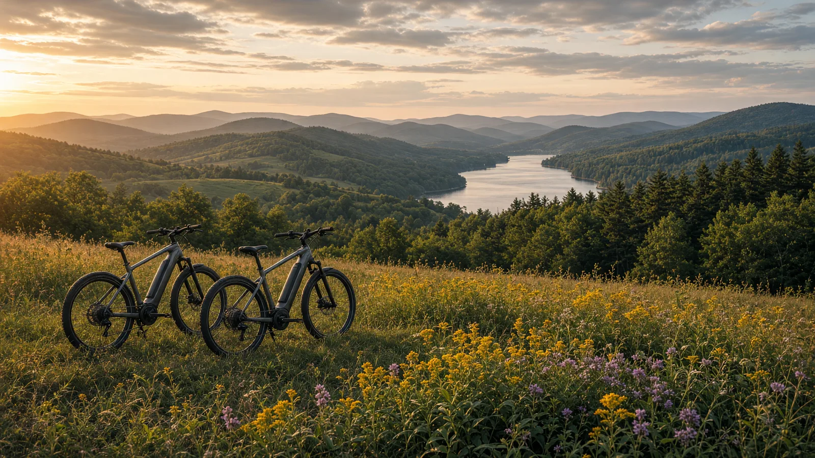 Landscape scene in Tompkins County, New York