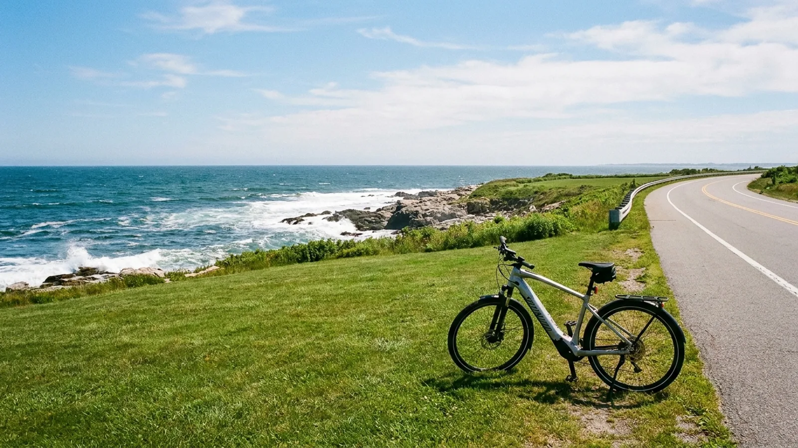 Open Sakonnet-side coastal headland riding in Newport County Rhode Island