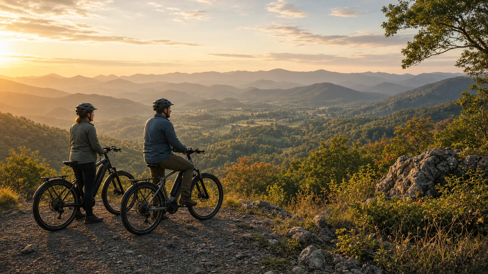Landscape scene in Ashe County, North Carolina