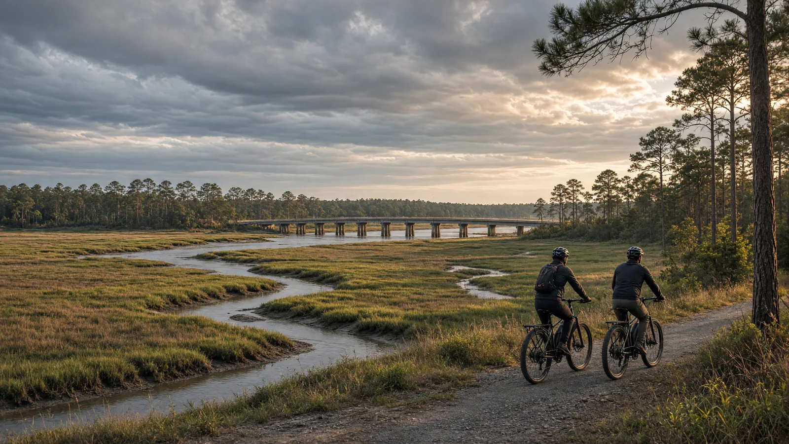Landscape scene in Brunswick County, North Carolina
