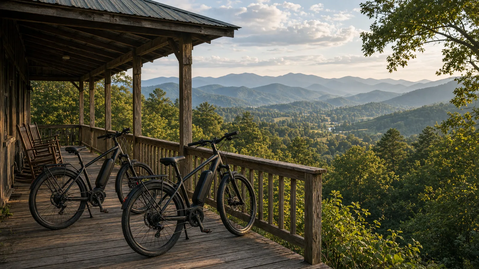 Landscape scene in Burke County, North Carolina
