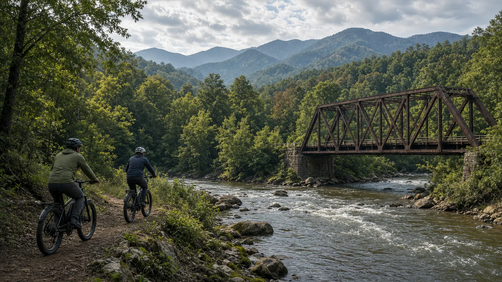 Landscape scene in Caldwell County, North Carolina