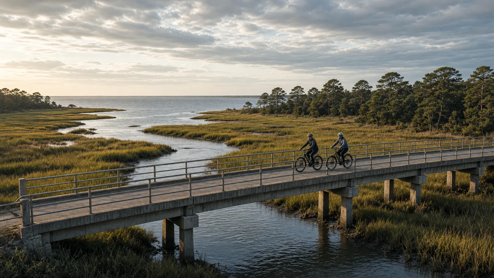 Landscape scene in Carteret County, North Carolina