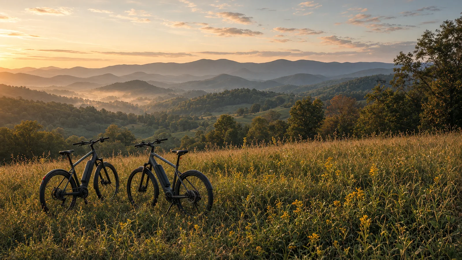 Landscape scene in Catawba County, North Carolina