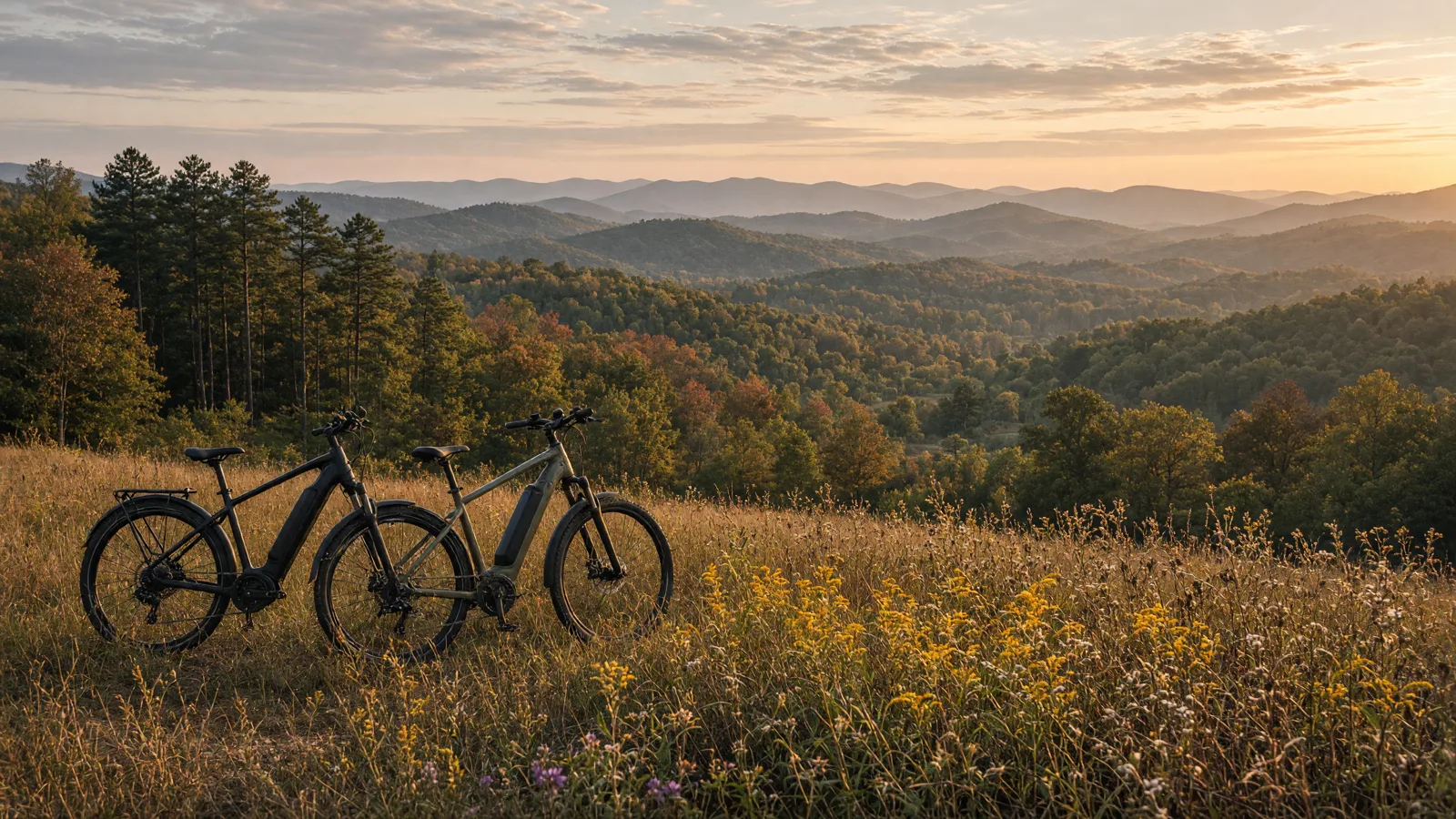 Landscape scene in Chatham County, North Carolina