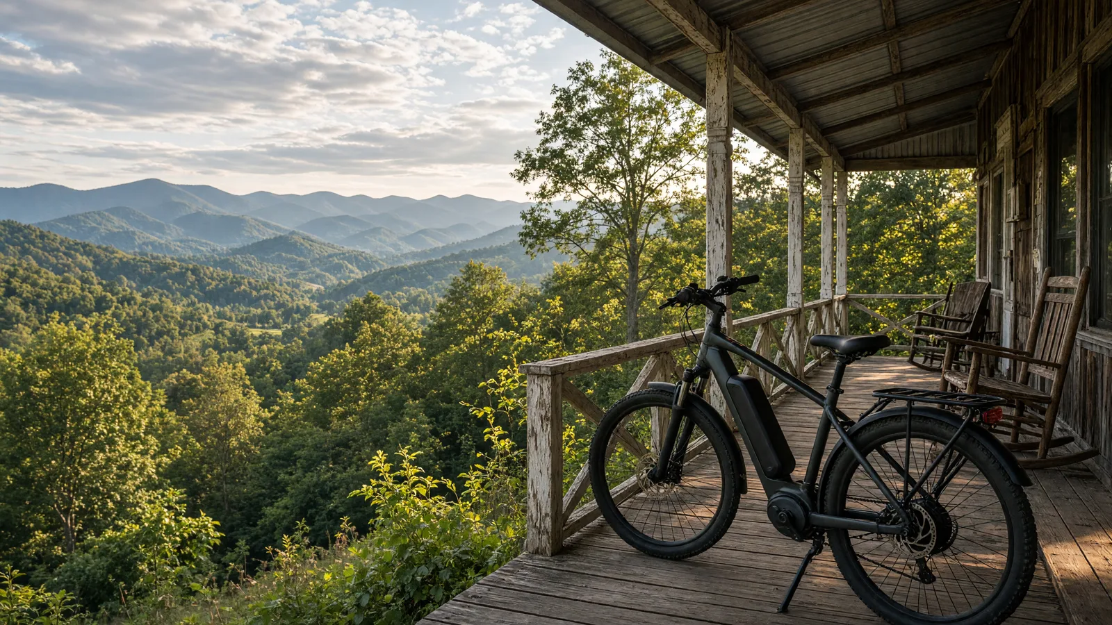 Landscape scene in Clay County, North Carolina