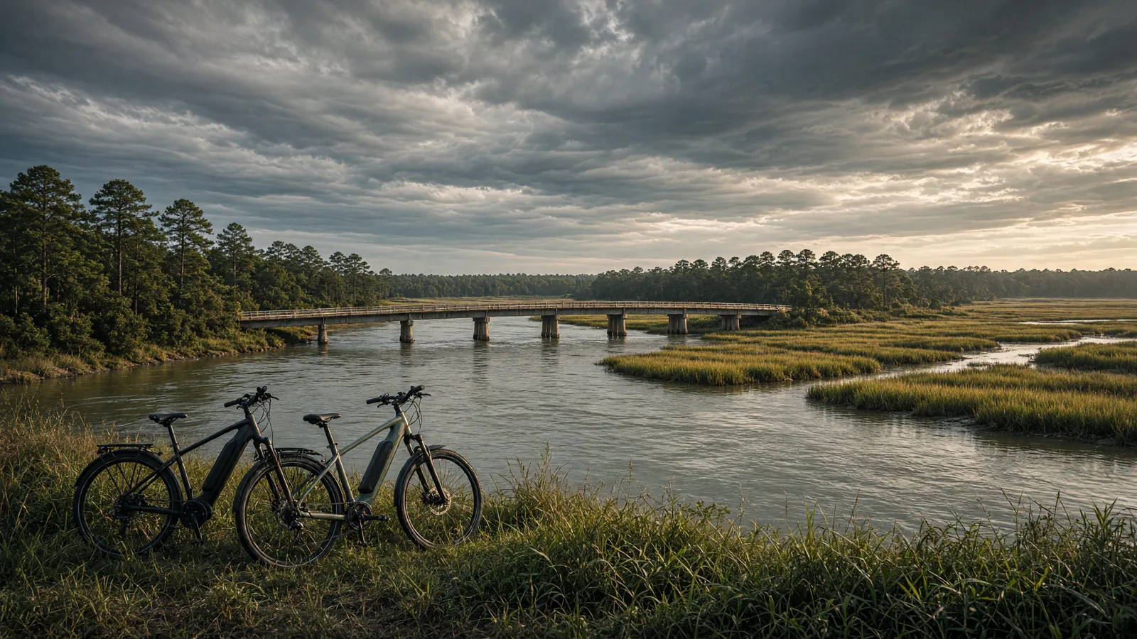 Landscape scene in Craven County, North Carolina