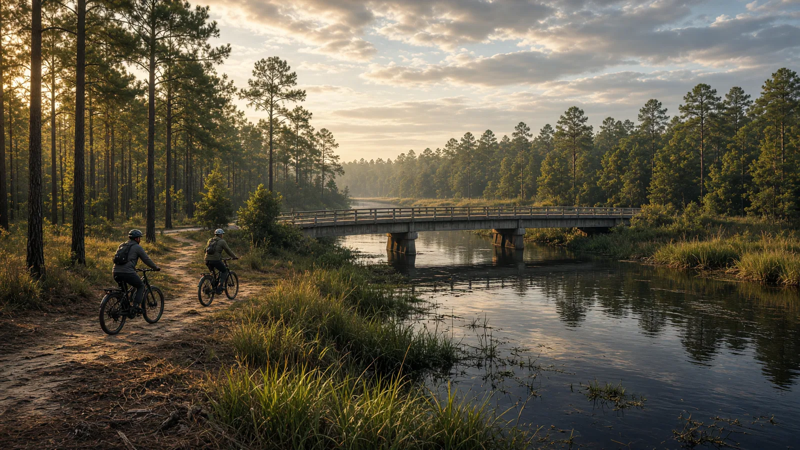 Landscape scene in Cumberland County, North Carolina