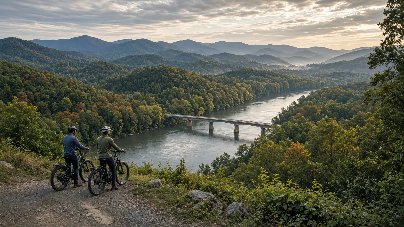 Landscape scene in Gaston County, North Carolina