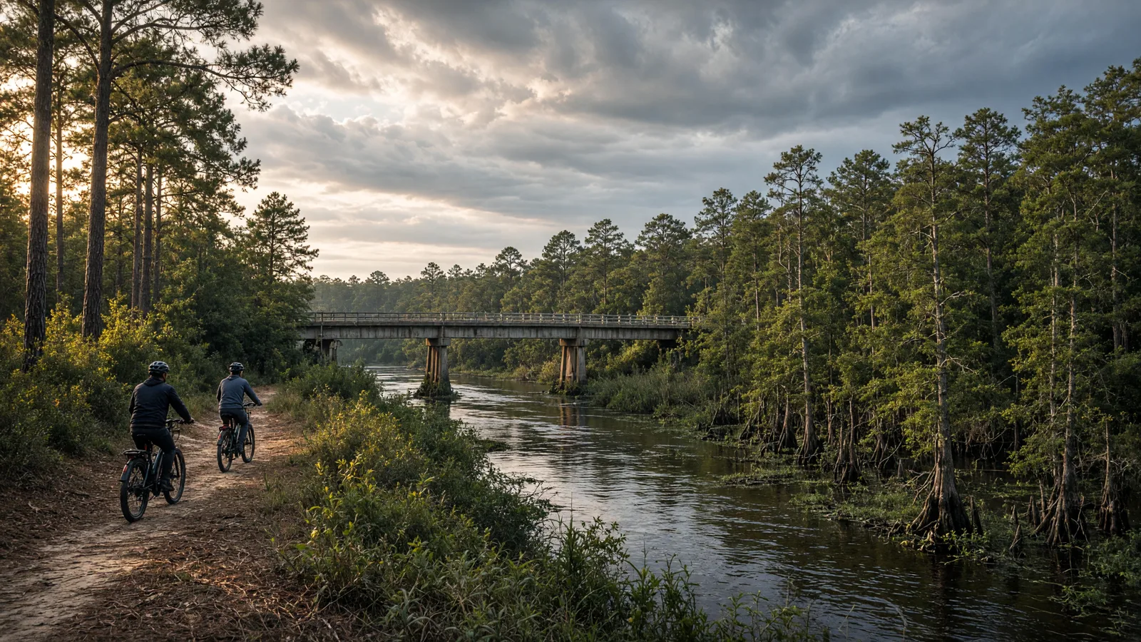 Landscape scene in Harnett County, North Carolina