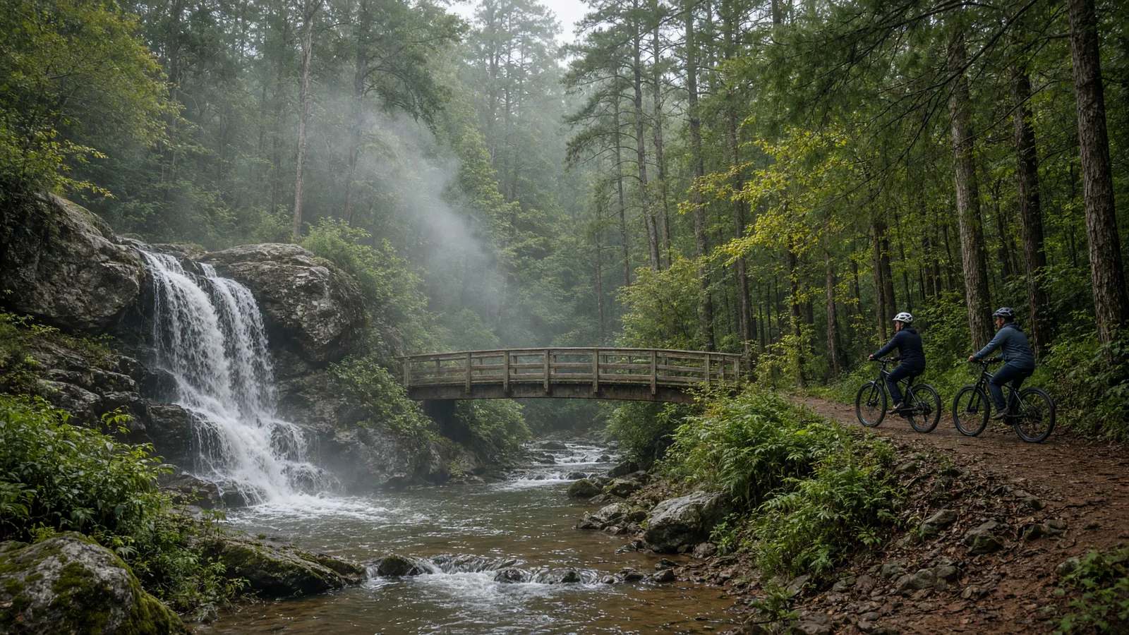 Landscape scene in Lee County, North Carolina