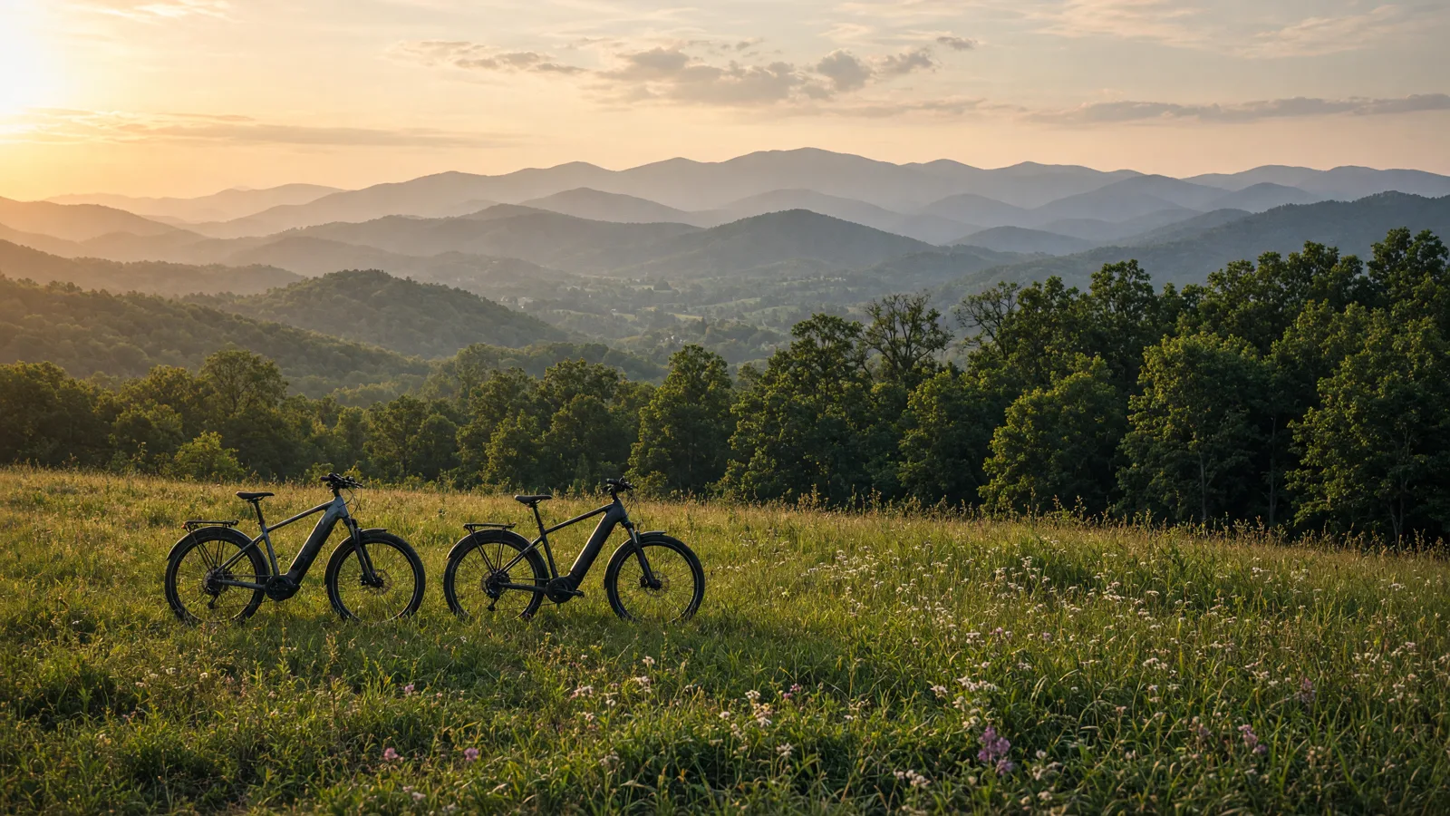 Landscape scene in Macon County, North Carolina