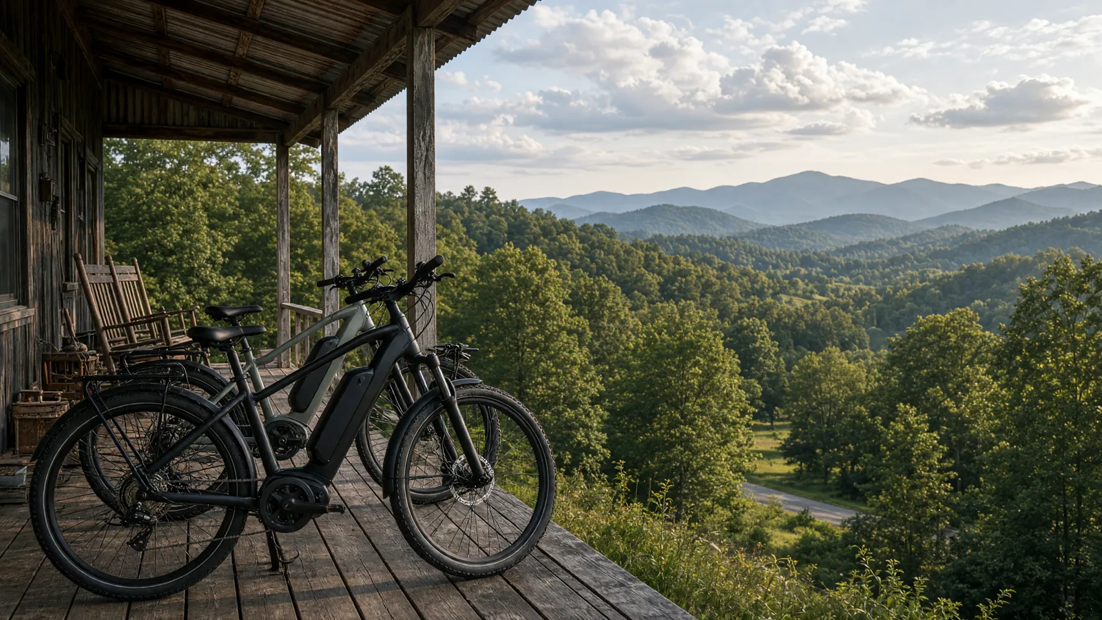 Landscape scene in Mcdowell County, North Carolina