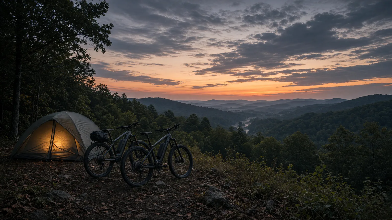 Landscape scene in Orange County, North Carolina