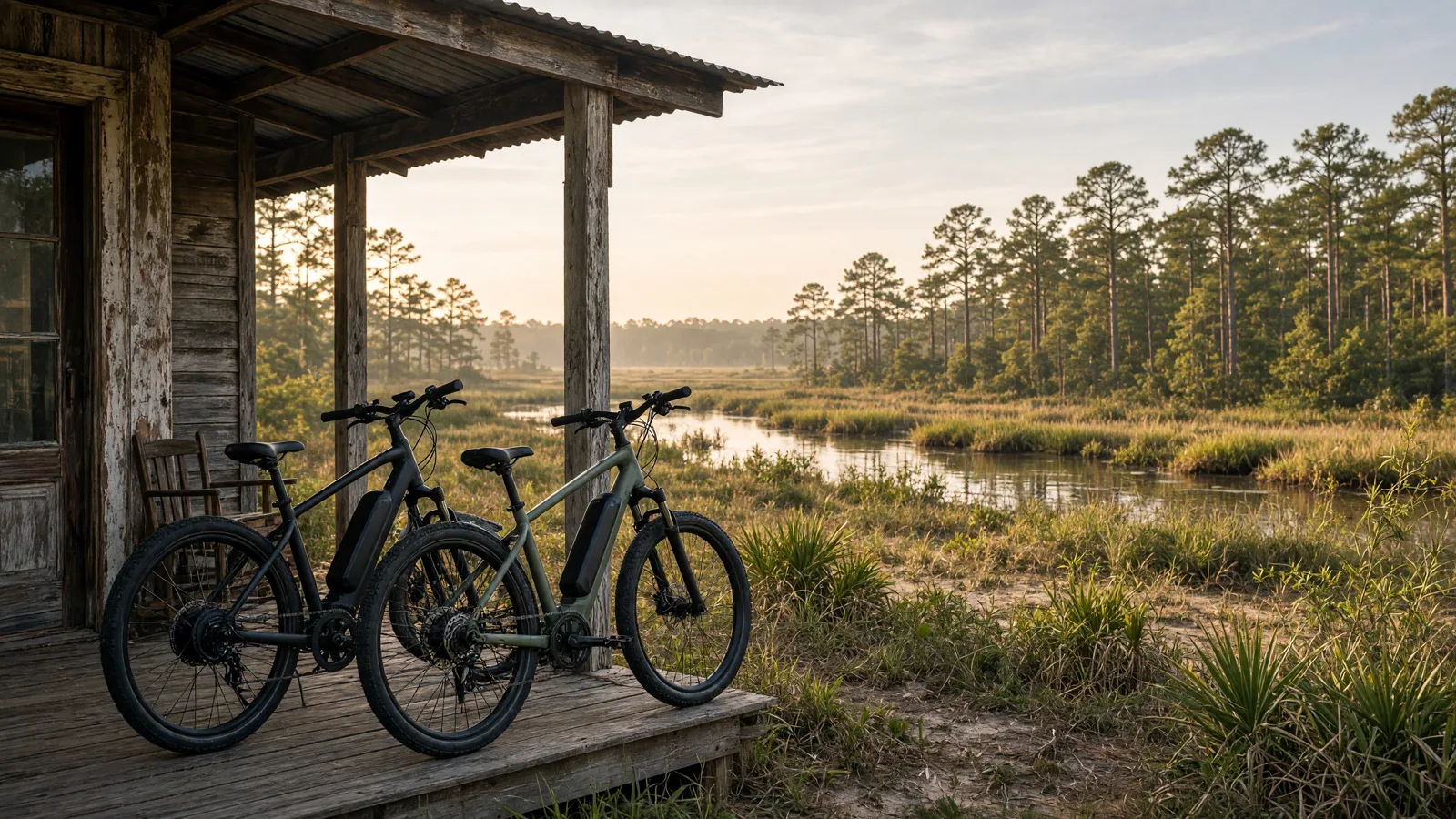 Landscape scene in Pender County, North Carolina