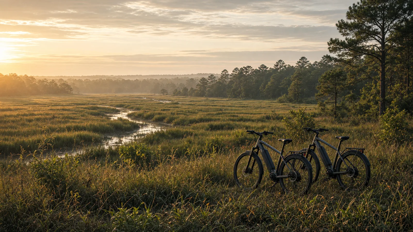 Landscape scene in Robeson County, North Carolina