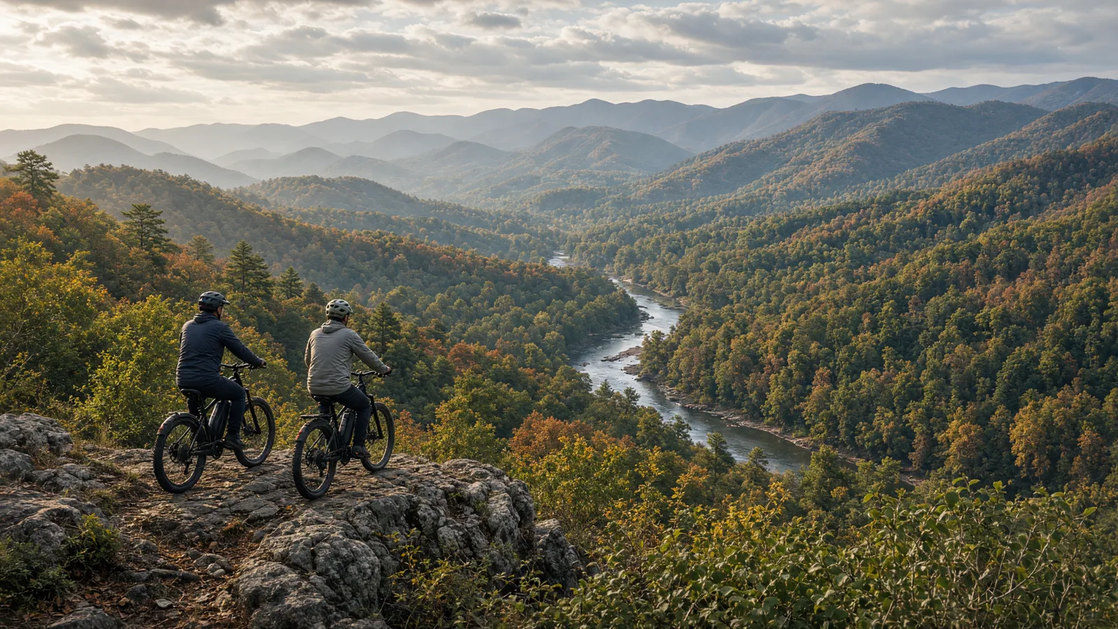 Landscape scene in Rutherford County, North Carolina