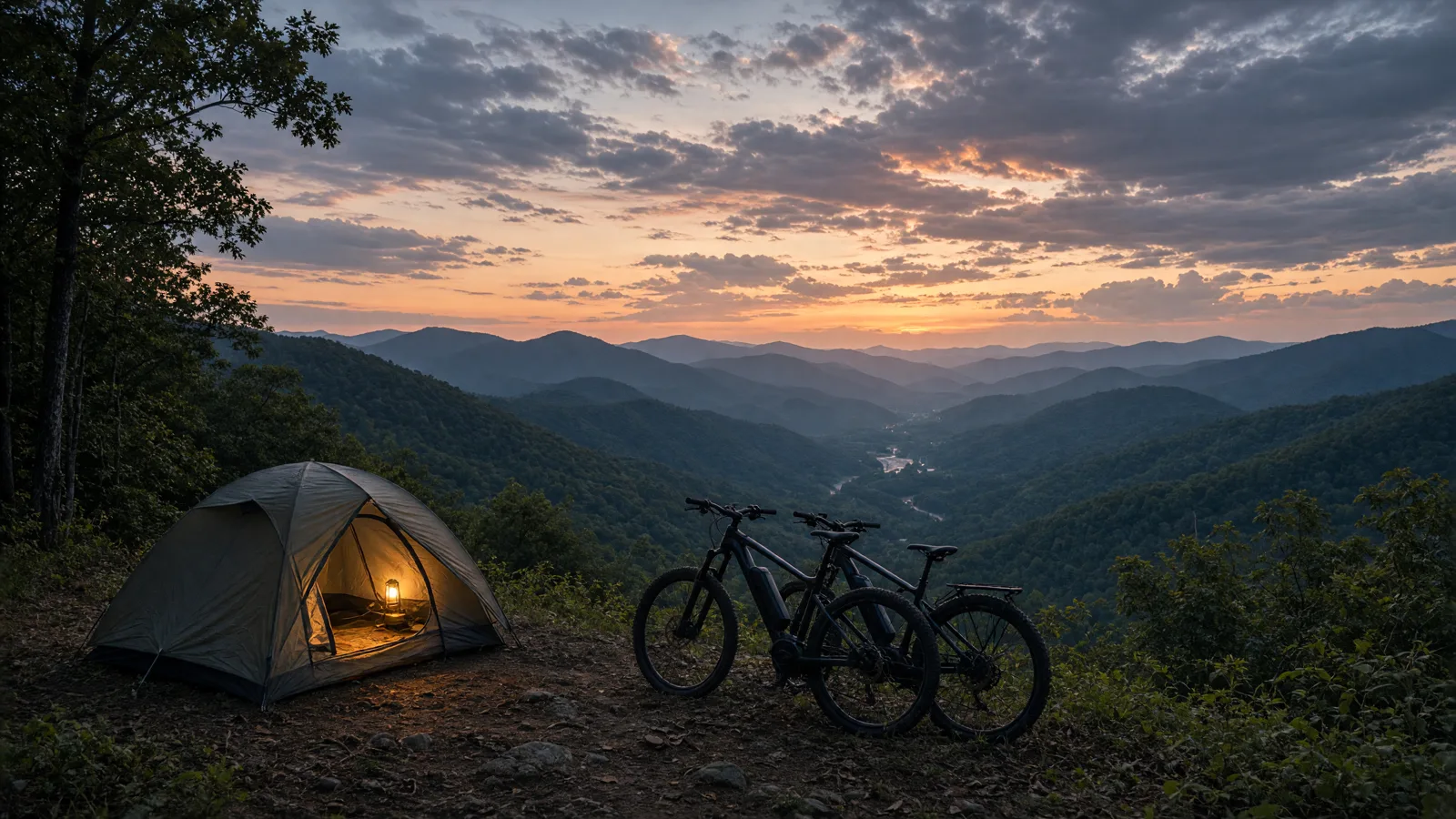 Landscape scene in Swain County, North Carolina
