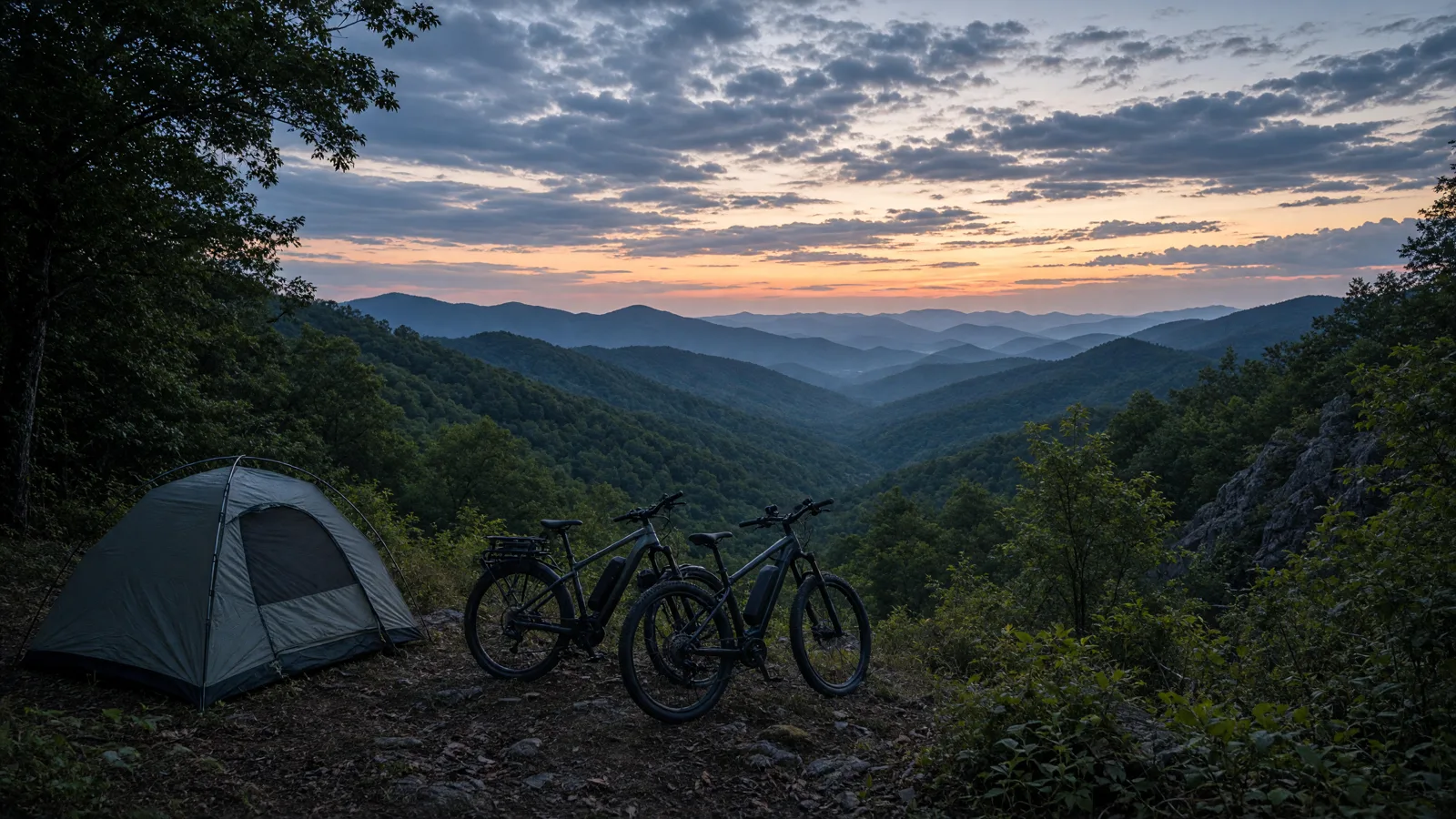 Landscape scene in Transylvania County, North Carolina