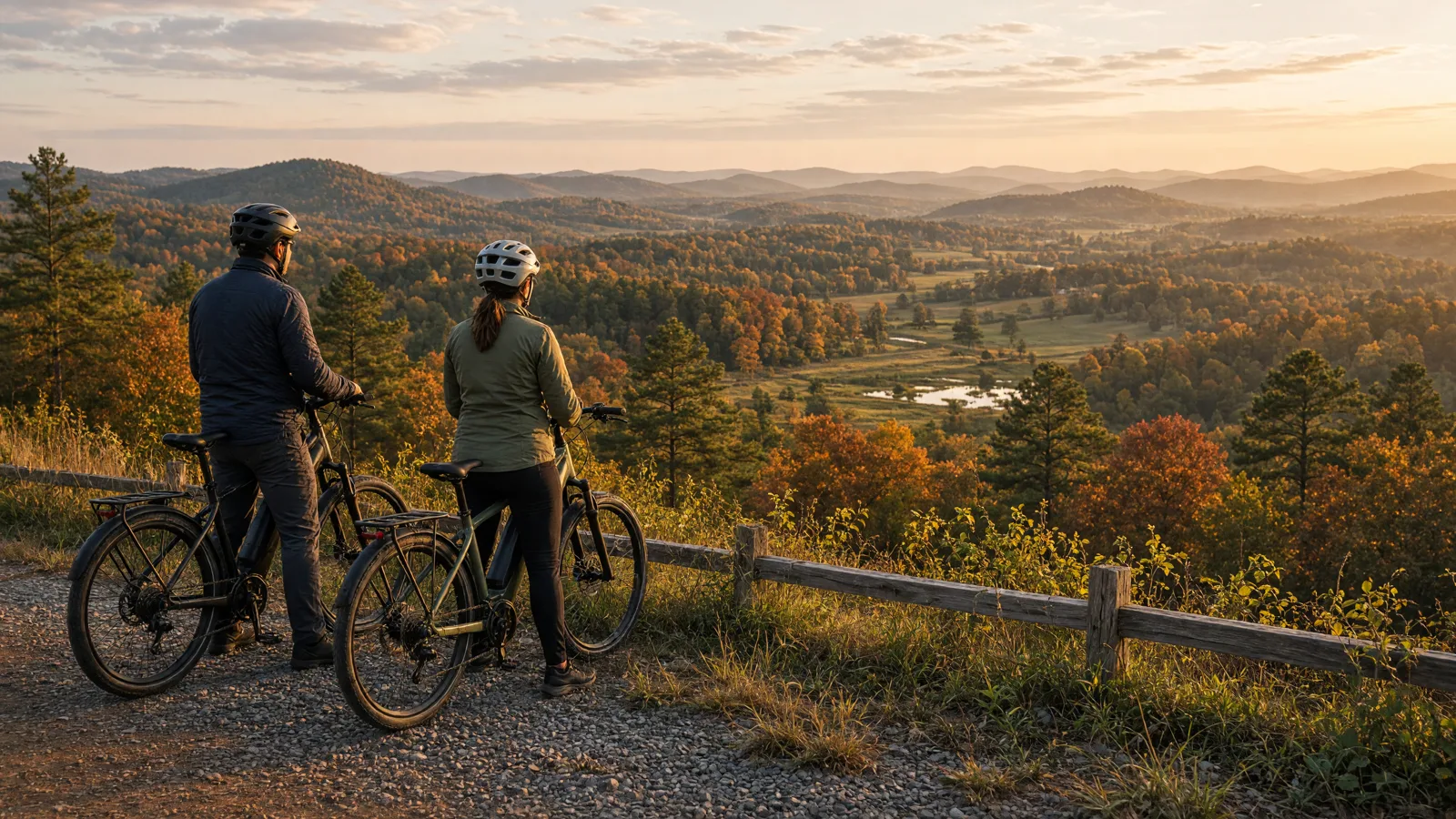 Landscape scene in Union County, North Carolina