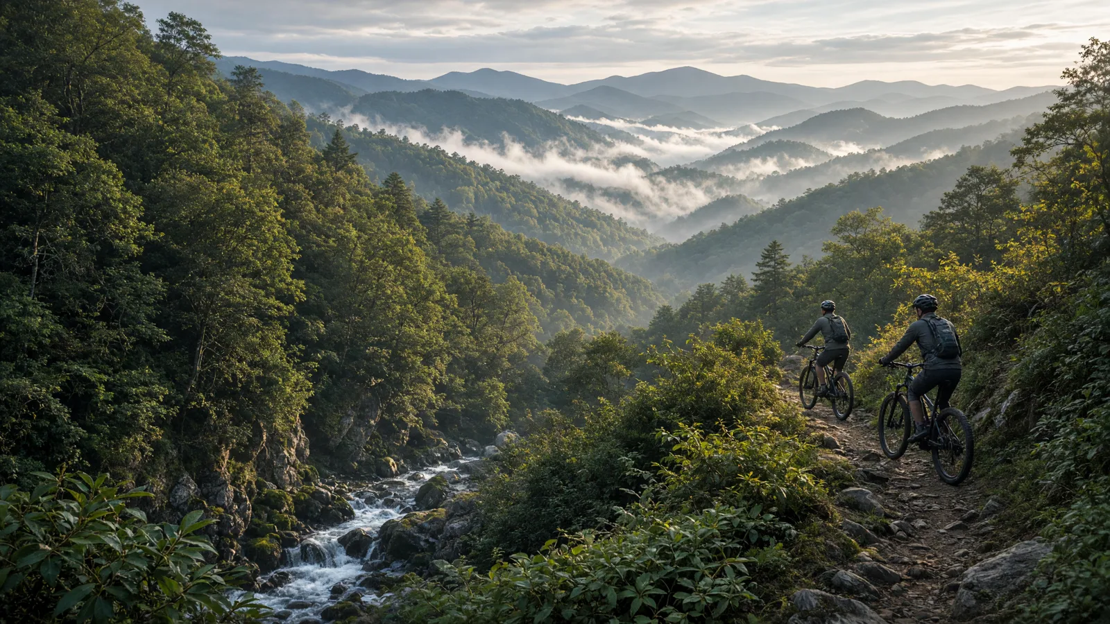 Landscape scene in Watauga County, North Carolina