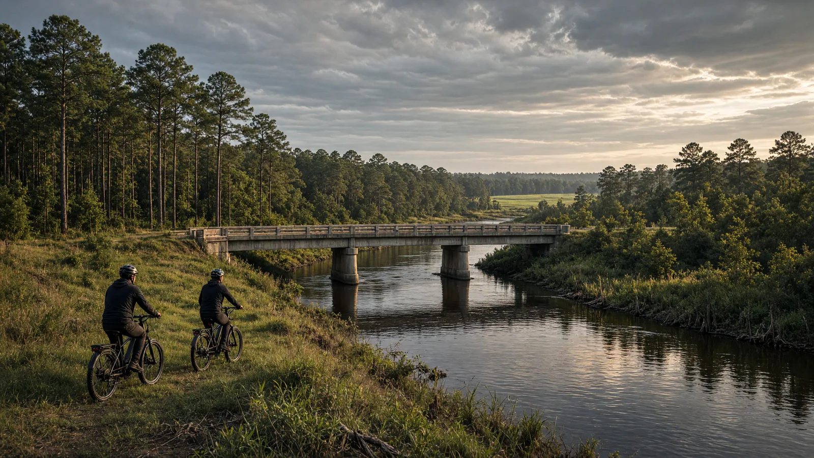 Landscape scene in Wilson County, North Carolina