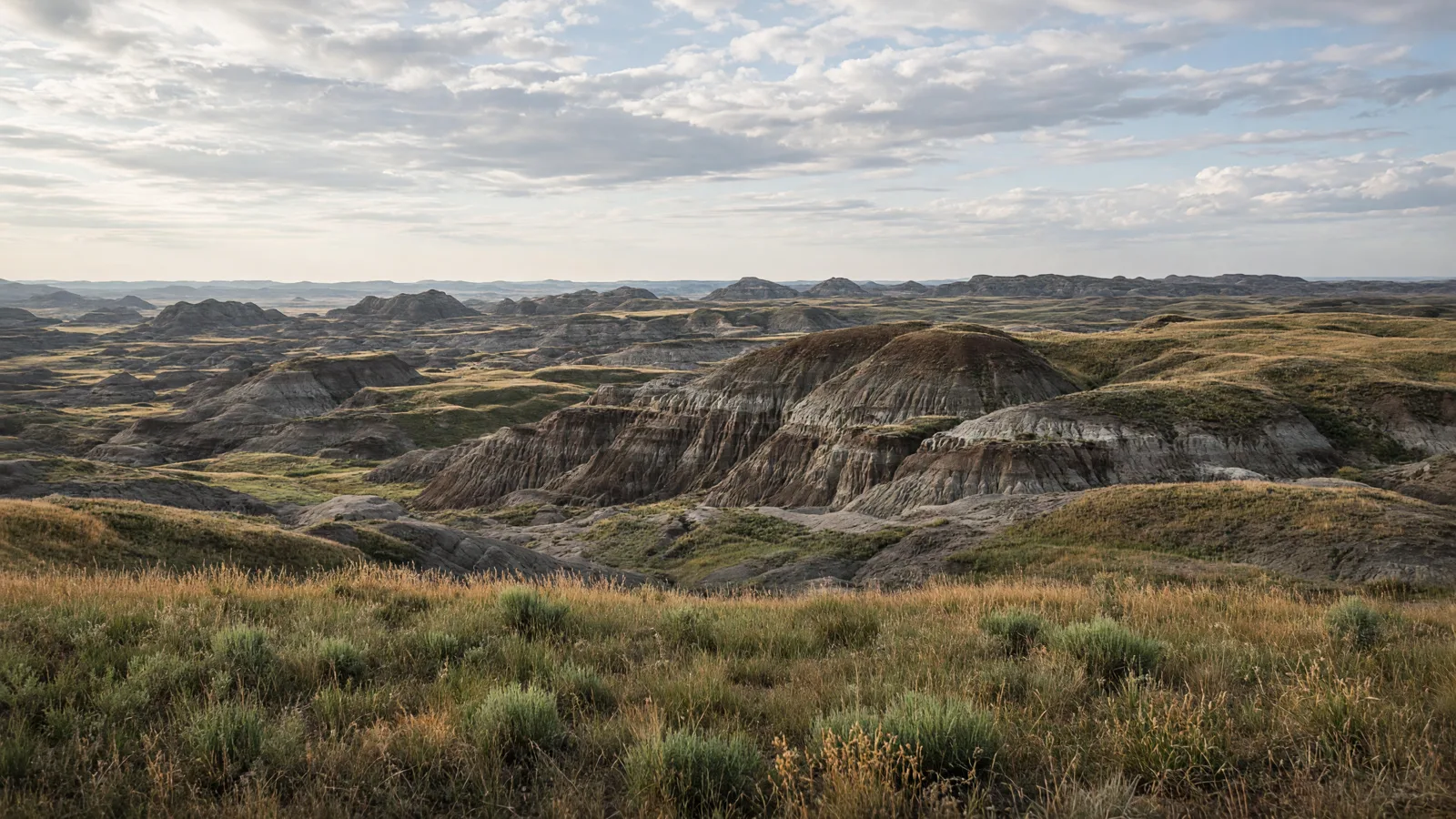 Theodore Roosevelt National Park badlands buttes, North Dakota