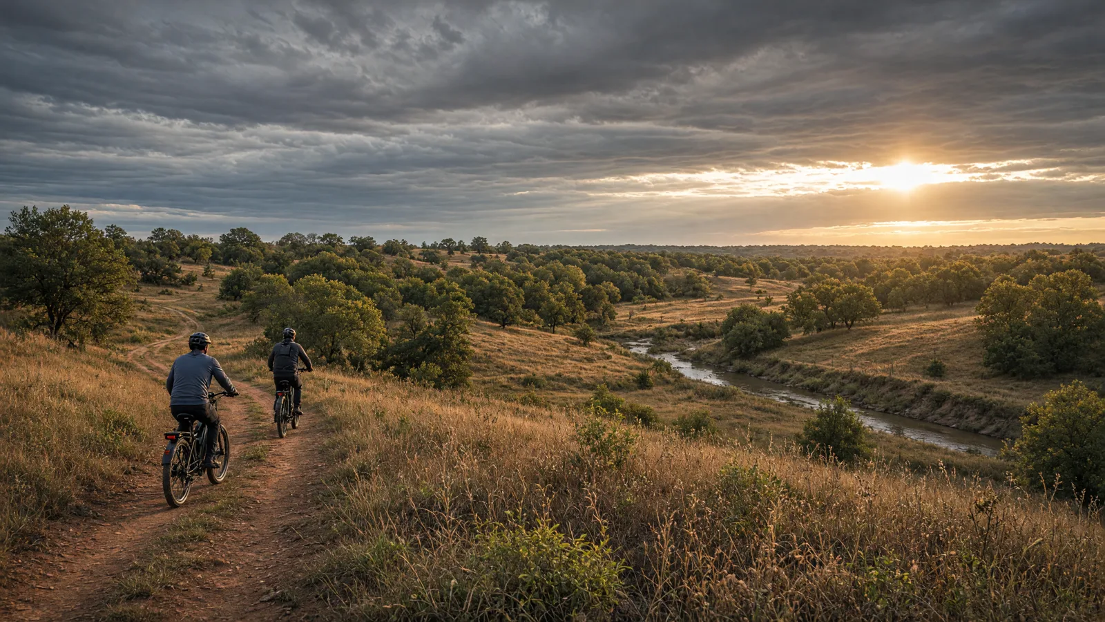 Scene in Cleveland County, Oklahoma — desert or coast