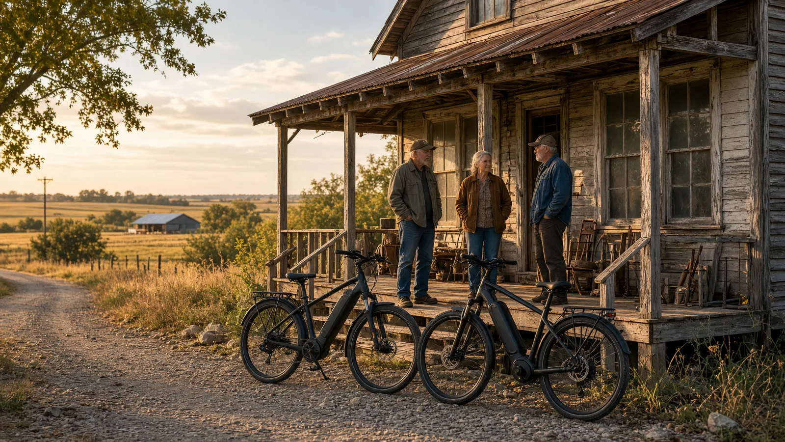 Scene in Garfield County, Oklahoma — country store