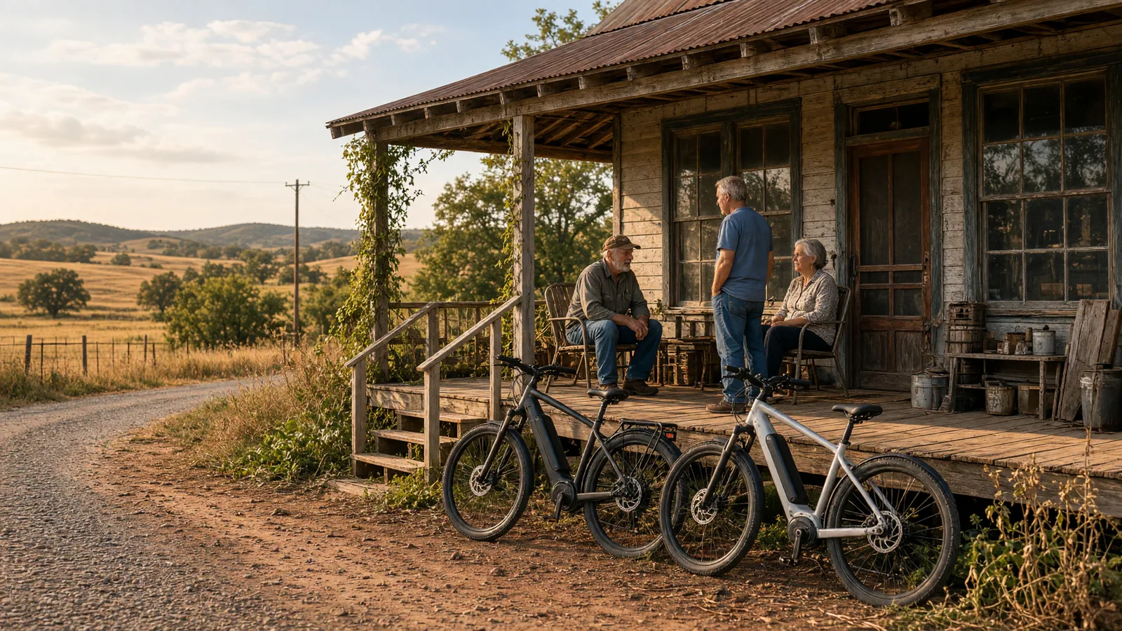 Scene in Grady County, Oklahoma — country store