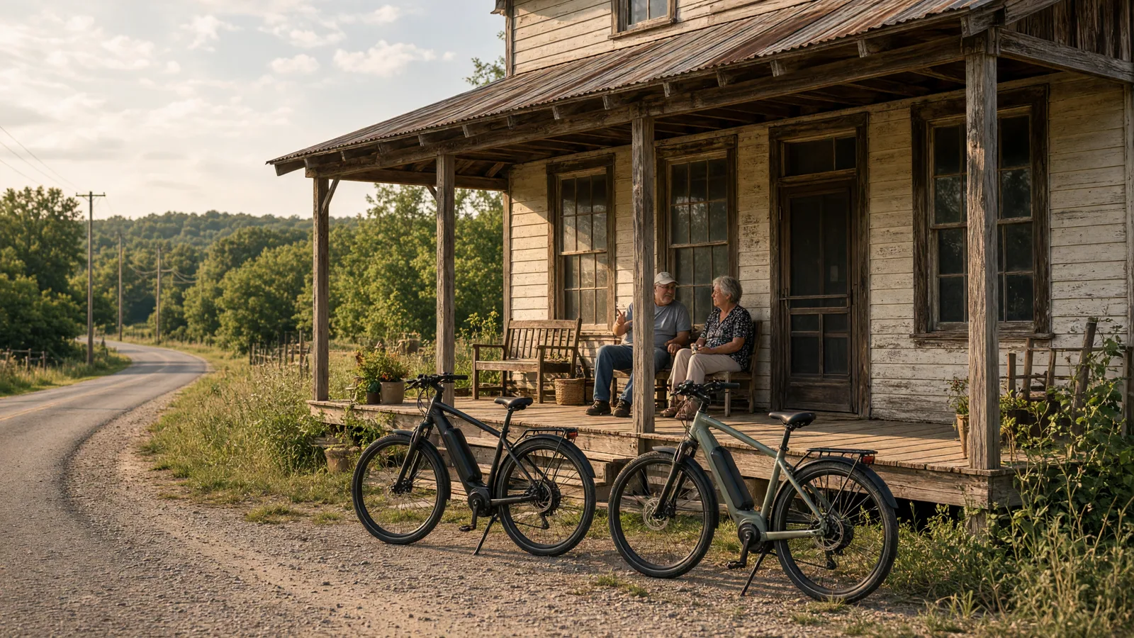 Scene in Muskogee County, Oklahoma — country store
