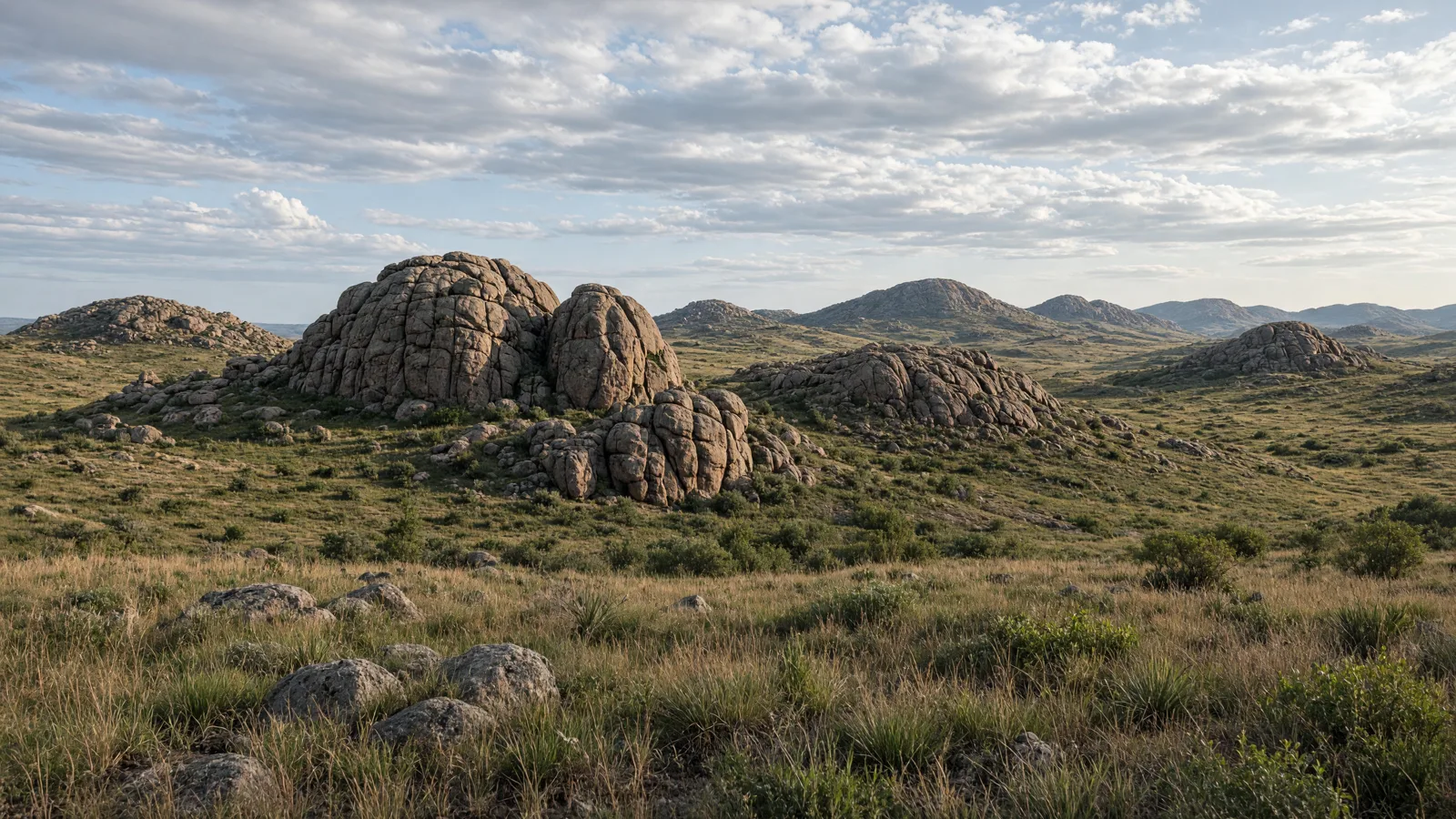 Wichita Mountains granite outcrops and prairie, Oklahoma