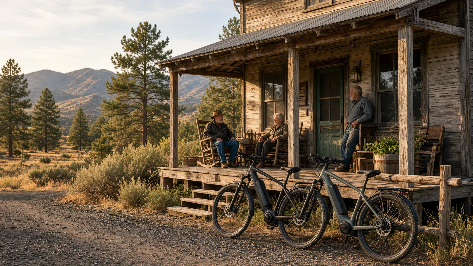 Scene in Klamath County, Oregon — country store