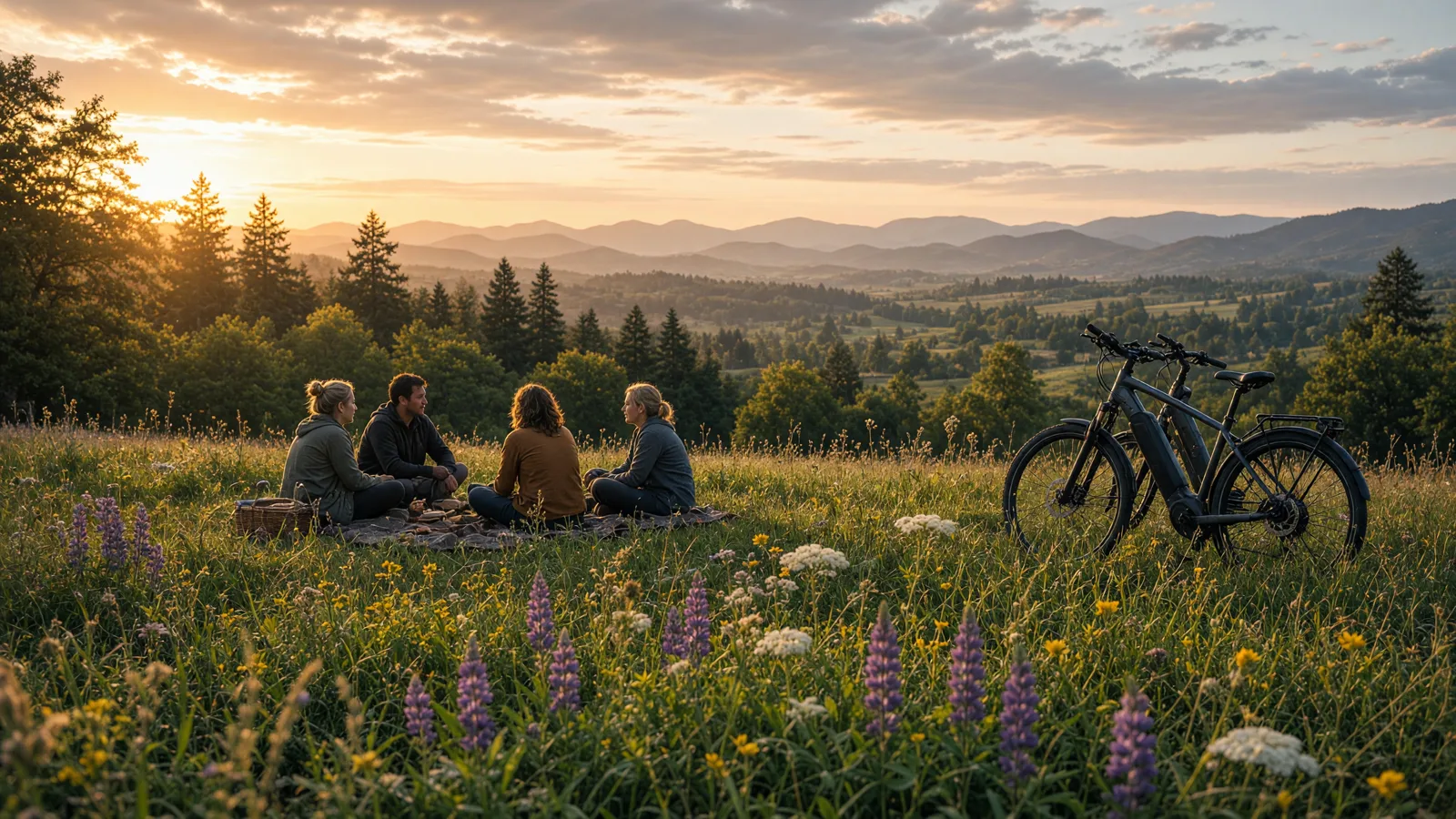 Scene in Marion County, Oregon — golden meadow